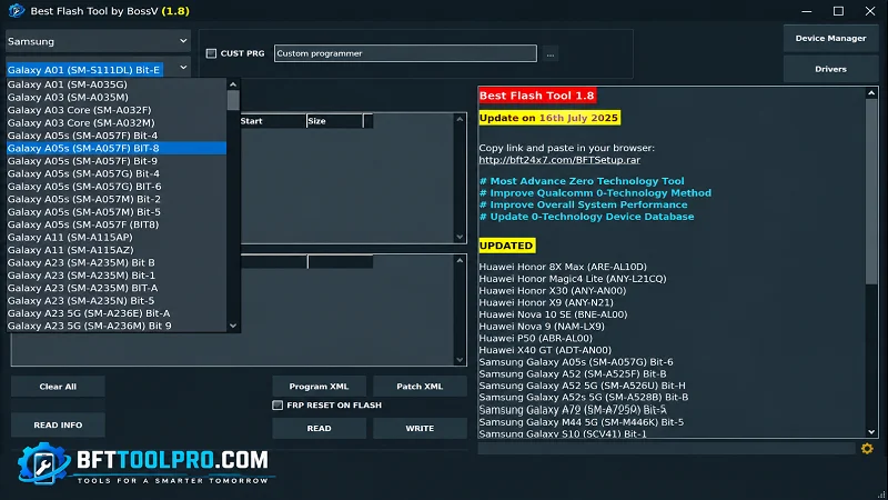 BFT Tool